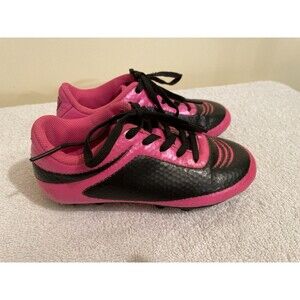 Vizari Soccer Cleats Children Size 9.5 Black Pink Shoes